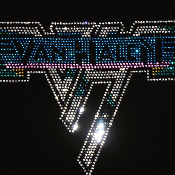 Van Halen Rhinestone  bling sleeveless tank top  XS,S,M,L,XL,XXL, … - Picture 11 of 13